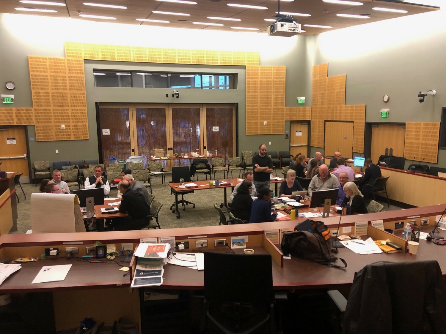 At the Olympia City Council's planning retreat on January 6, 2023, attendees included city staff and council but no members of the general public other than one reporter.